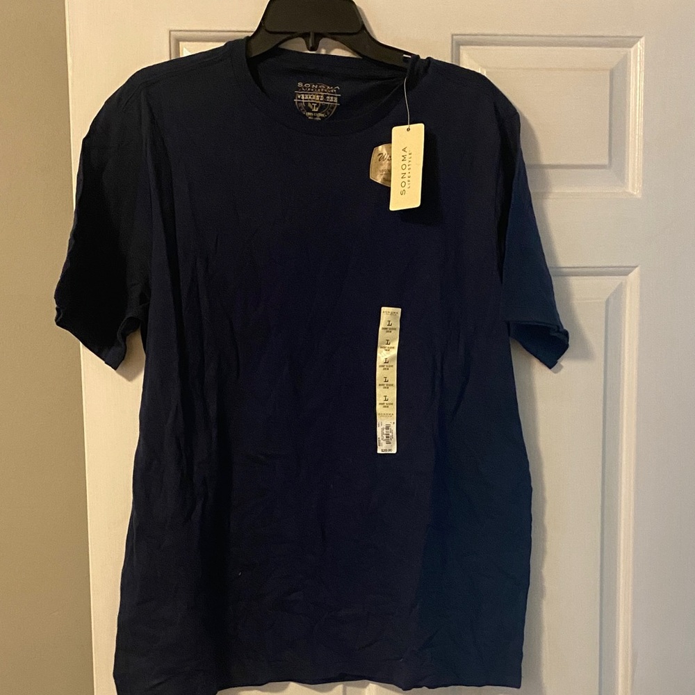 Sonoma Dark Blue Men's Short Sleeve Shirt